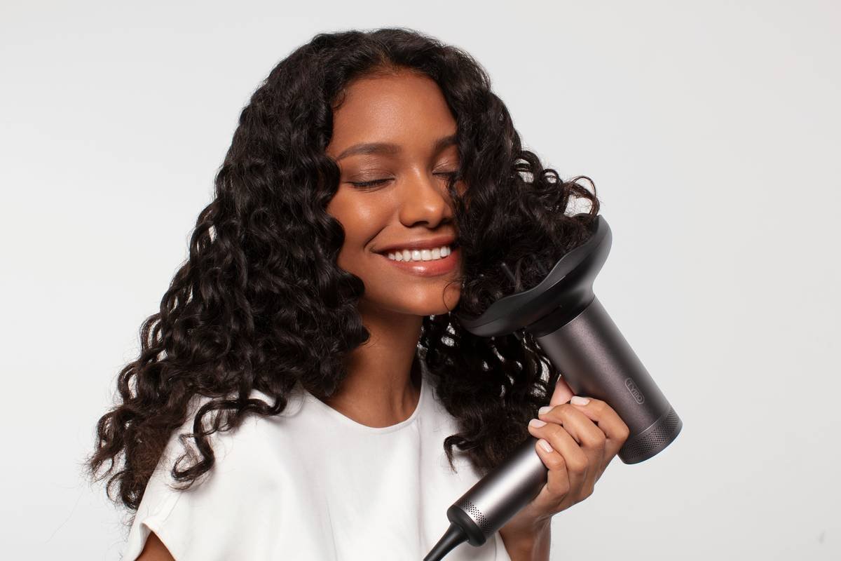 Close-up of healthy repaired hair after using hair damage repair mask consistently